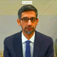 Sundar Pichai testifies before the Senate Commerce Committee via video chat.